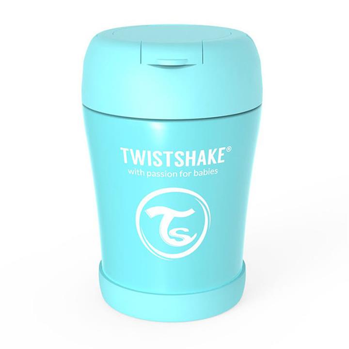 فلاسک غذا تویست شیک Twistshake آبی پاستل